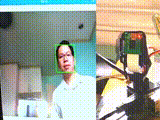 My raspberry pi camera tracking my face